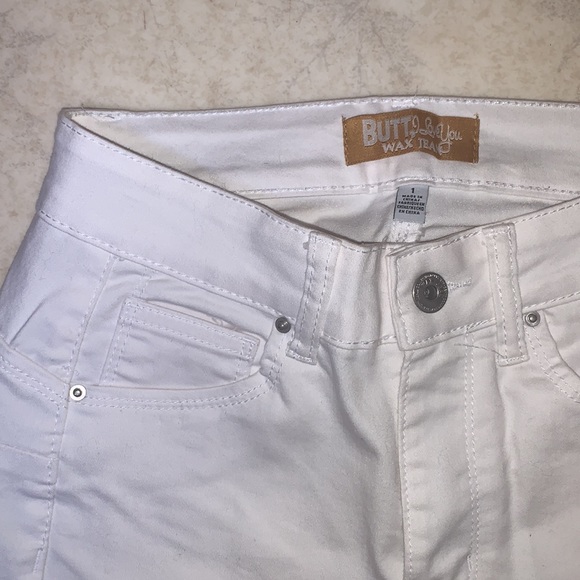 HIGH WAISTED WHITE JEANS WITH BUTT LIFT -wax jeans - Picture 4 of 5